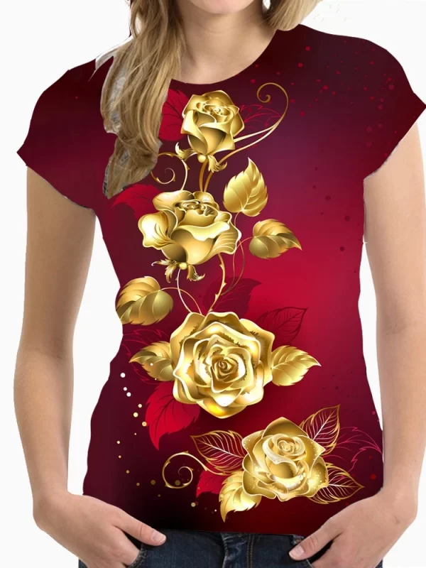 Women-s-T-Shirts-3d-Rose-Print-Beautiful-T-shirts-Ladies.jpg_